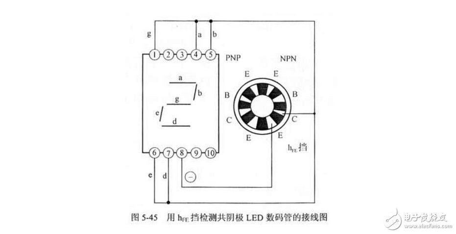 如何分辨數(shù)碼管引腳共陰和共陽(yáng)極，LED數(shù)碼管的檢測(cè)方法