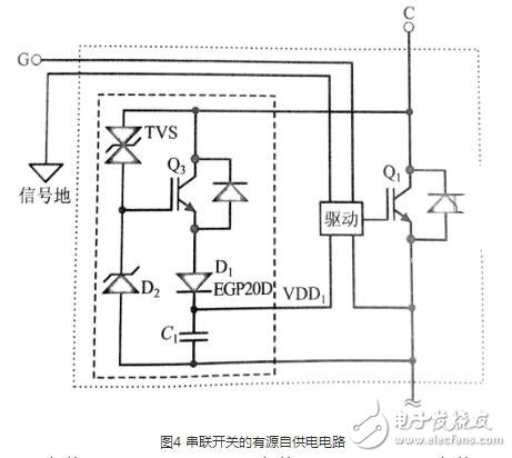 　　IGBT并聯(lián)電路作用與原理：