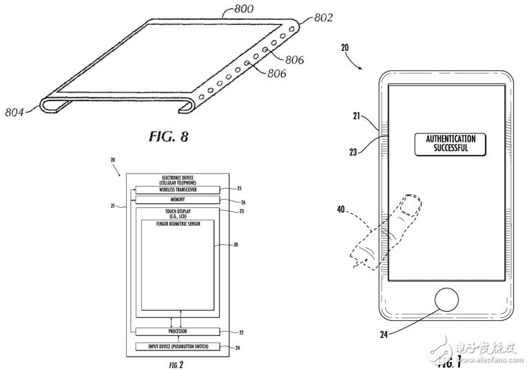蘋果獲多項新專利 包括無邊屏幕和嵌入式Touch ID！