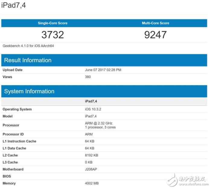 蘋果A10X處理器性能有多強(qiáng)？搭載A10X處理器的ipad pro跑分逆天