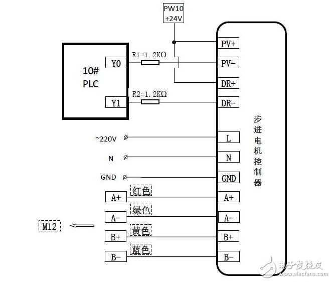 步進電機接線圖，8線步進電機接線圖圖解