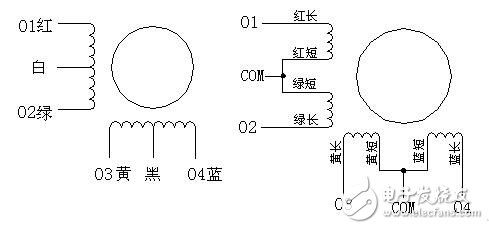 步進電機接線圖，8線步進電機接線圖圖解