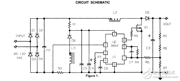 功率因數(shù)校正開啟時間的UC3852零電流開關技術