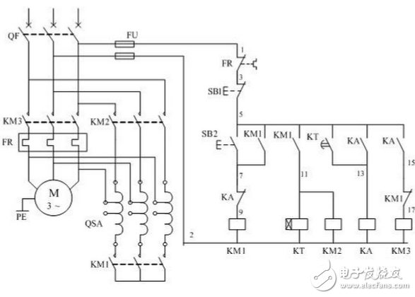 關(guān)于電機(jī)運(yùn)行的幾個(gè)基本電路