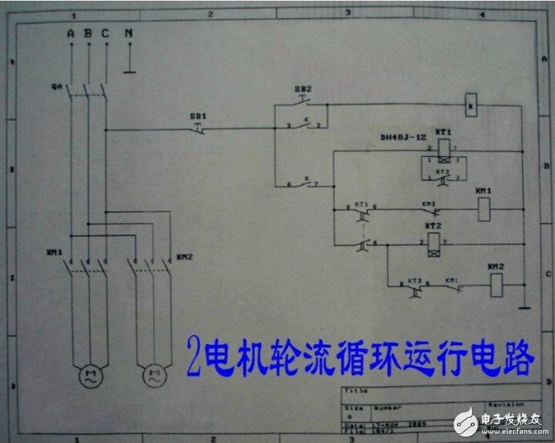 關(guān)于電機運行的幾個基本電路