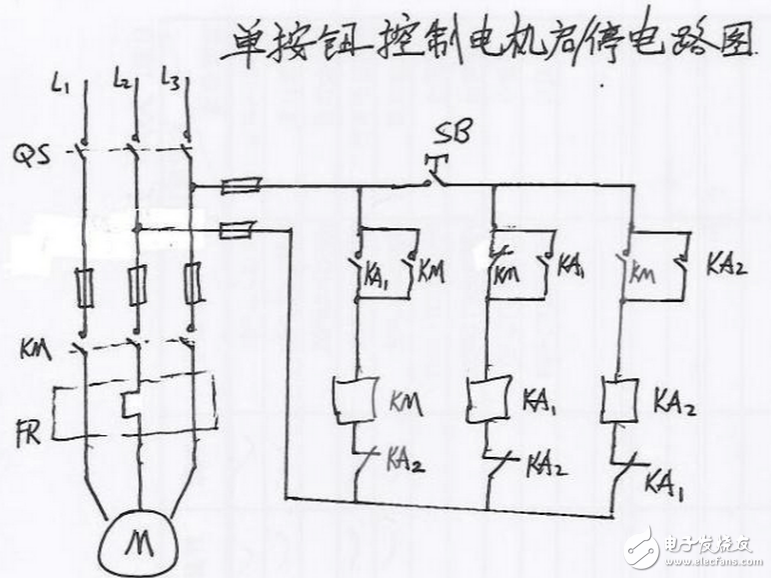 關(guān)于電機運行的幾個基本電路