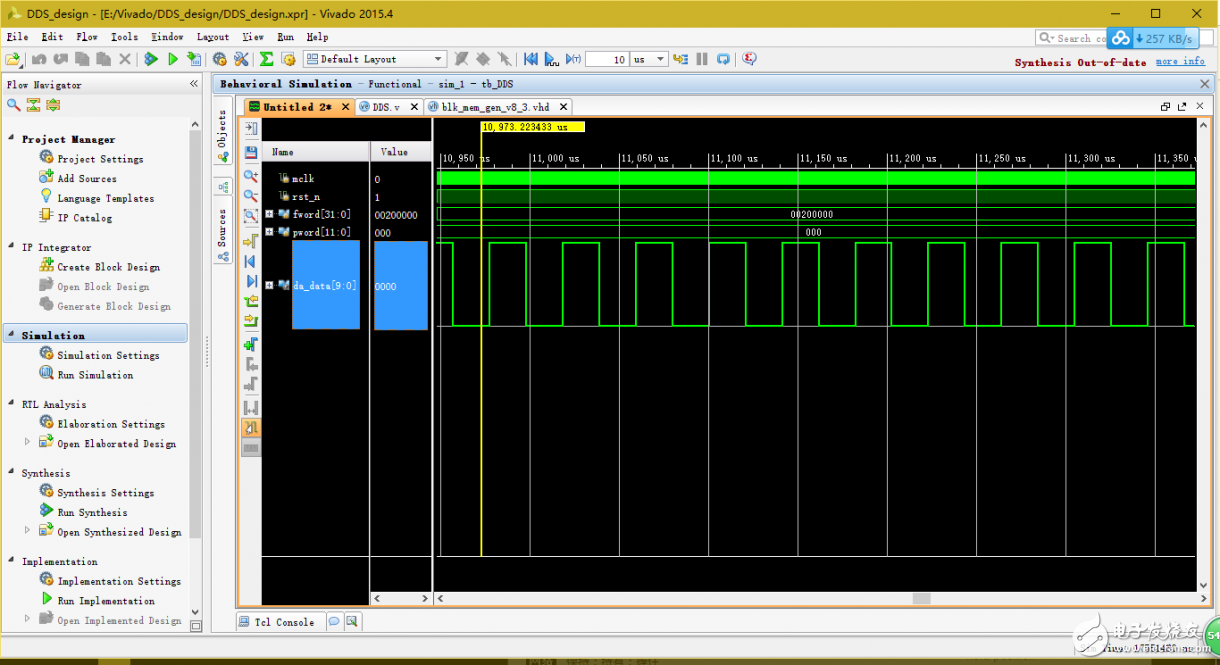 一文詳解Vivado調(diào)用ROM IP core設(shè)計(jì)DDS