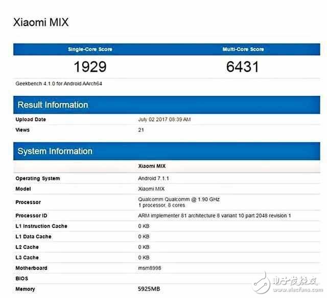 小米MIX2什么時候是上市？小米MIX2最新消息：小米MIX2配置、跑分曝光，顏值與性能爆表