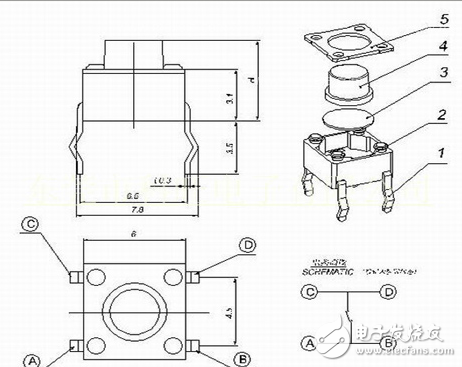 按鈕開關(guān)（英文名稱：push-button switch）是指利用按鈕推動傳動機構(gòu)，使動觸點與靜觸點按通或斷開并實現(xiàn)電路換接的開關(guān)。按鈕開關(guān)是一種結(jié)構(gòu)簡單，應(yīng)用十分廣泛的主令電器。在電氣自動控制電路中，用于手動發(fā)出控制信號以控制接觸器、繼電器、電磁起動器等。按鈕開關(guān)的結(jié)構(gòu)種類很多，可分為普通撳鈕式、蘑菇頭式、自鎖式、自復(fù)位式、旋柄式、帶指示燈式、帶燈符號式及鑰匙式等，有單鈕、雙鈕、三鈕及不同組合形式