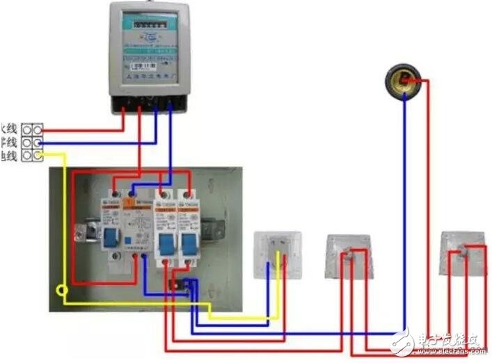 漏電保護(hù)器接線圖原理，漏電保護(hù)器接線方法，三相漏電斷路器接線方法詳解