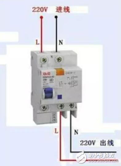 漏電保護(hù)器接線圖原理，漏電保護(hù)器接線方法，三相漏電斷路器接線方法詳解