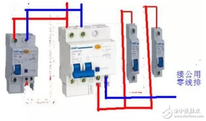 漏電保護(hù)器接線圖原理，漏電保護(hù)器接線方法，三相漏電斷路器接線方法詳解