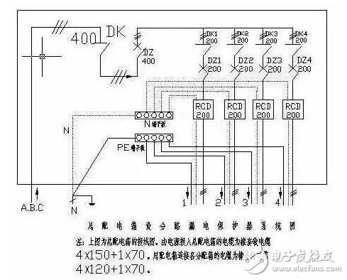 漏電保護(hù)器接線圖原理，漏電保護(hù)器接線方法，三相漏電斷路器接線方法詳解