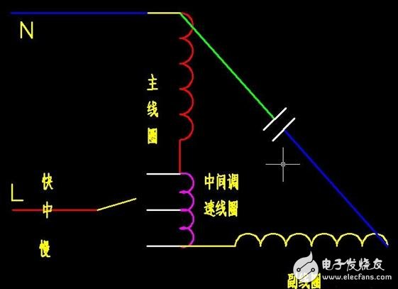 單相電機(jī)正反轉(zhuǎn)接線圖_220v正反轉(zhuǎn)實(shí)物接線圖_單相電機(jī)正反轉(zhuǎn)原理圖