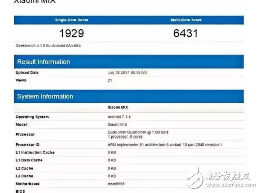 小米MIX2什么時候上市？小米MIX2最新設(shè)計圖來了，超過95%的屏占比，驍龍835+8GB大運存還有誰？