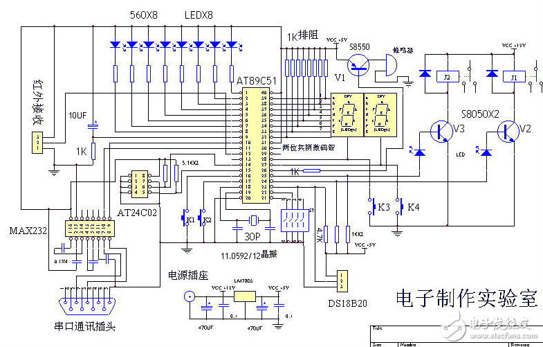 AT89C51單片機(jī)實(shí)驗(yàn)開(kāi)發(fā)板下載