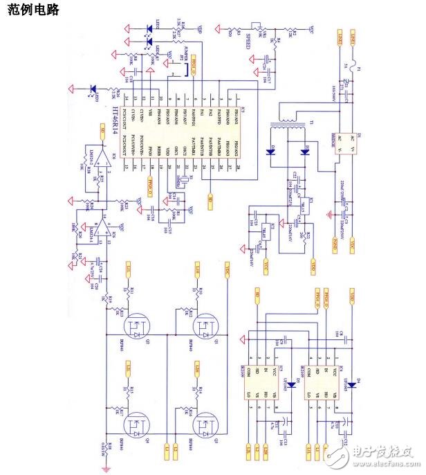 以HOLTEK HT46R14 MCU為主體的單相交流感應(yīng)馬達(dá)變頻器應(yīng)用