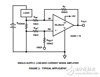 單、雙、四通用微功耗，軌到軌輸入運(yùn)算放大器ISL28114