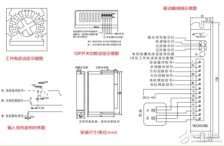 細(xì)分型高性能步進(jìn)驅(qū)動(dòng)器YKA2404MC(D)應(yīng)用手冊(cè)