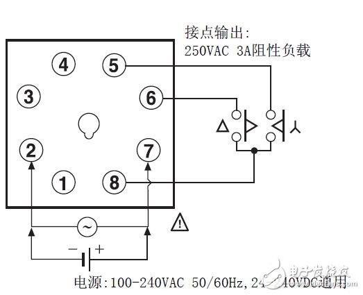 ATS8SD-4三角計(jì)時(shí)器的型號(hào)說(shuō)明及接線