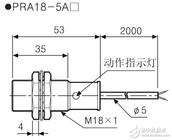 PRA系列接近開關(guān)的特點及連接