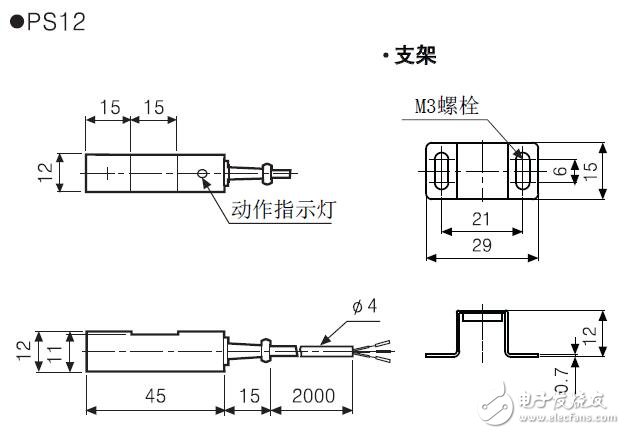 PS/PSN系列接近開關(guān)規(guī)格及接線