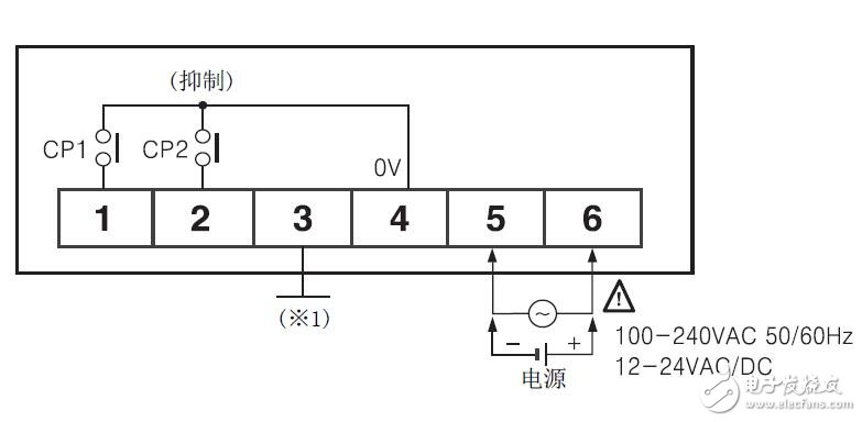 FXY系列計(jì)數(shù)器的連接圖