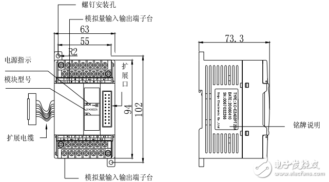 XC-E2AD2PT2DA擴展模塊操作手冊