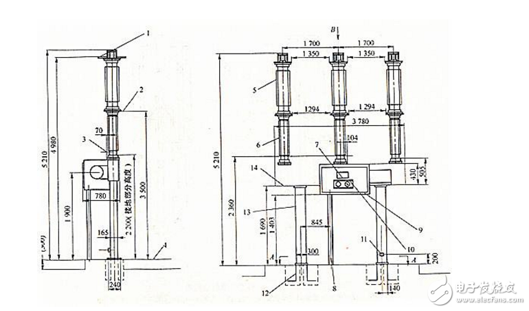 高壓斷路器結(jié)構(gòu)與圖形符號(hào)