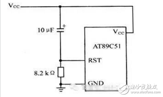 單片機(jī)復(fù)位電路原理圖及分析