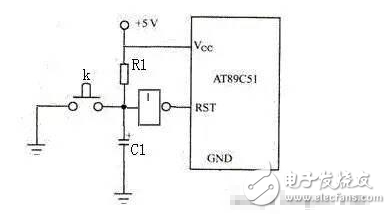 單片機(jī)復(fù)位電路原理圖及分析