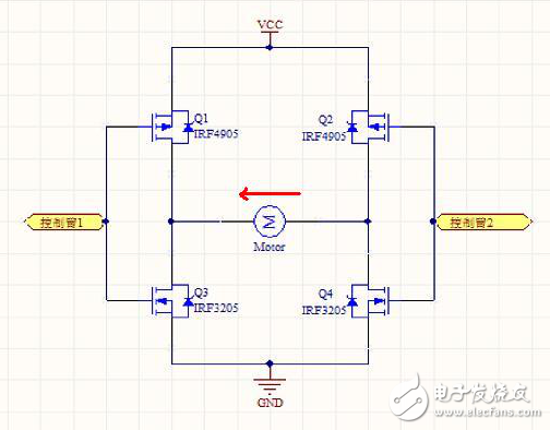 場效應(yīng)管電機驅(qū)動-MOS管H橋原理