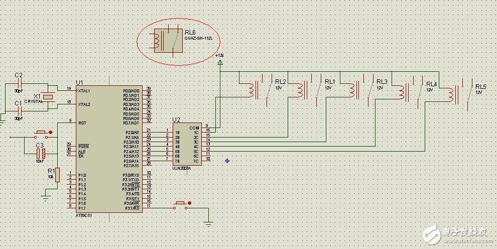 uln2003繼電器，ULN2003用于驅(qū)動繼電器的電路