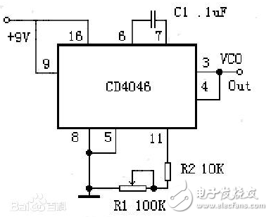 cd4046原理及經典電路圖