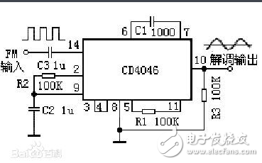 cd4046原理及經典電路圖