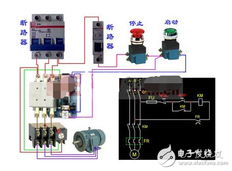 中間繼電器的組成結(jié)構(gòu)及實(shí)物接線圖