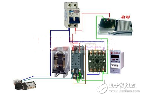 中間繼電器的組成結(jié)構(gòu)及實(shí)物接線圖