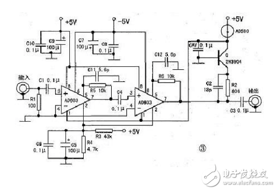 ad603程控放大電路