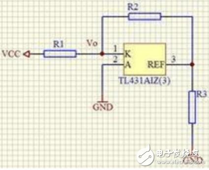 TL431分壓電阻計(jì)算公式