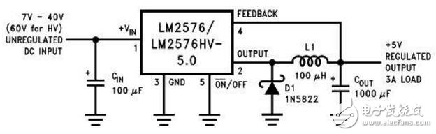 lm2576應(yīng)用電路