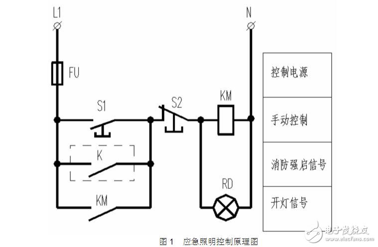 帶蓄電池應(yīng)急燈接線圖詳解