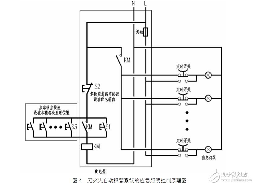 帶蓄電池應(yīng)急燈接線圖詳解