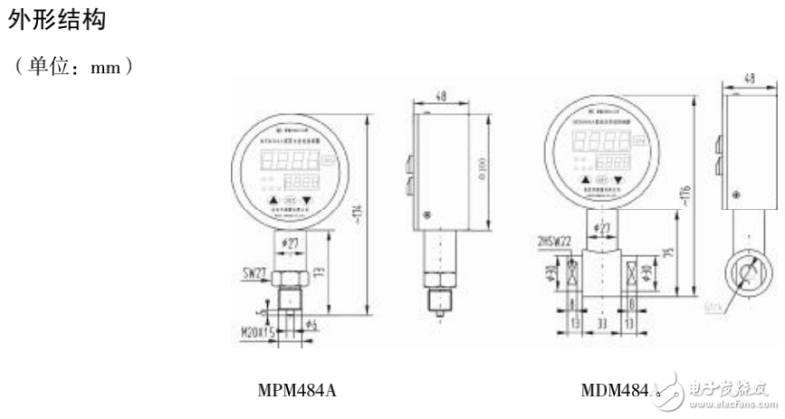 MPM484A_ZL型數(shù)字化壓力變送控制器