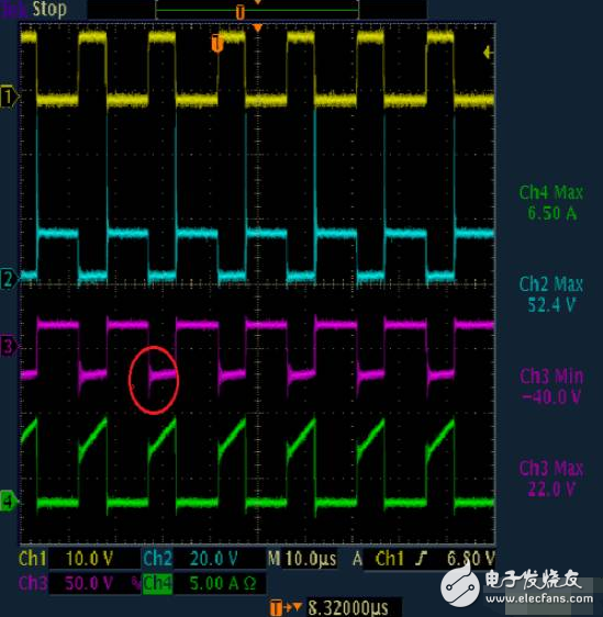 開(kāi)關(guān)電源輸出波形的分析