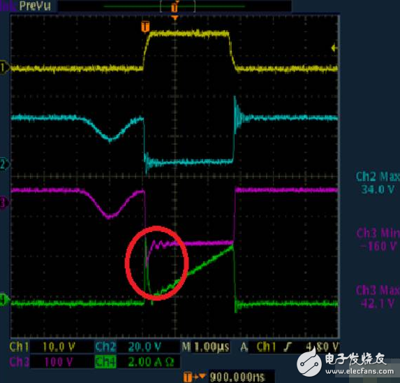 開(kāi)關(guān)電源輸出波形的分析