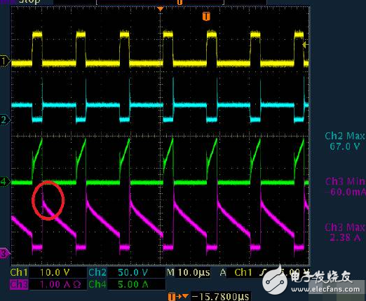 開(kāi)關(guān)電源輸出波形的分析