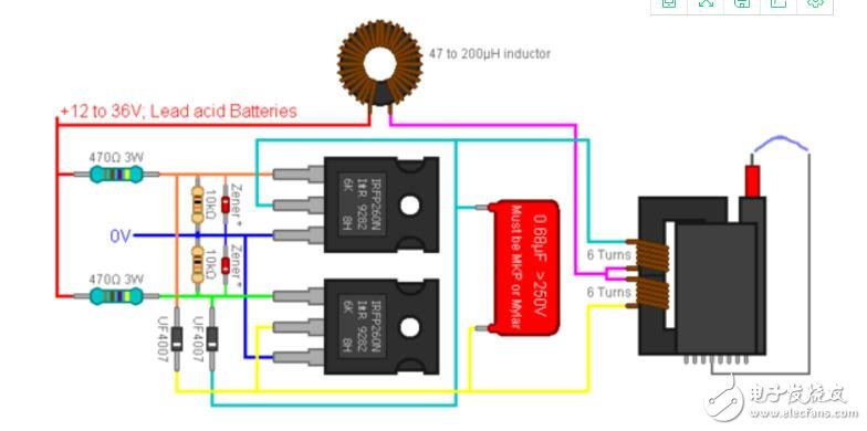 如何自制最簡(jiǎn)單zvs升壓電路圖?其操作步驟解析