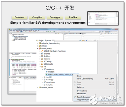 通過(guò)C/C++ 環(huán)境開(kāi)發(fā)SDSoC