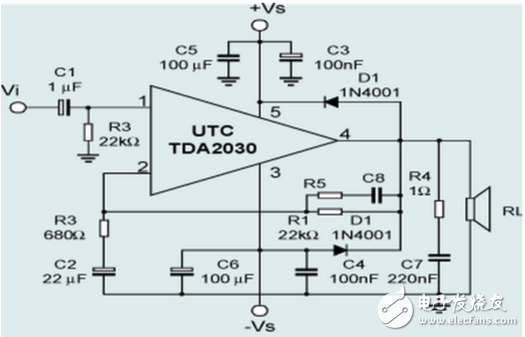 utc2030引腳圖和封裝尺寸及引腳功能詳解