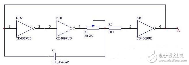  cd4069振蕩電路分類及其應(yīng)用原理分析